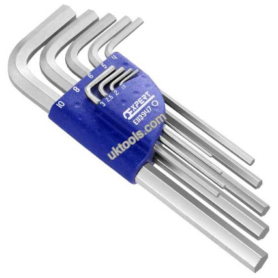 Facom Expert Sleeve Set of 9 Long Hex Keys 1.5-10mm