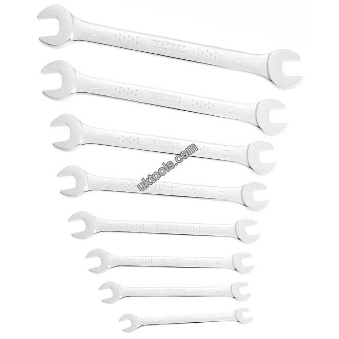 Britool Expert 8pc Double Open End Wrench Set 4-19mm