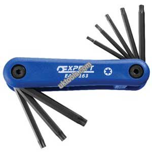 Facom Expert Folding Set of 8 Torx Keys: T9->T40
