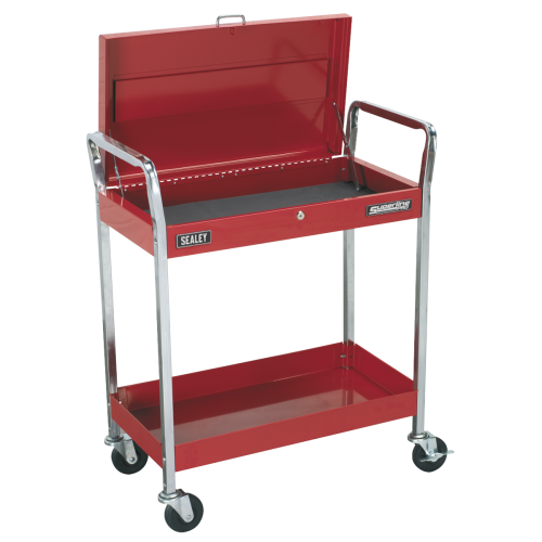 Sealey CX104 Trolley 2-Level Extra Heavy-Duty with Lockable Top