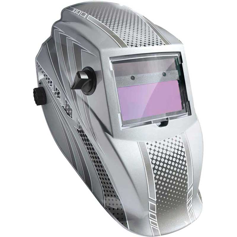 GYS Welding Helmet LCD Hermes 9-13 Silver