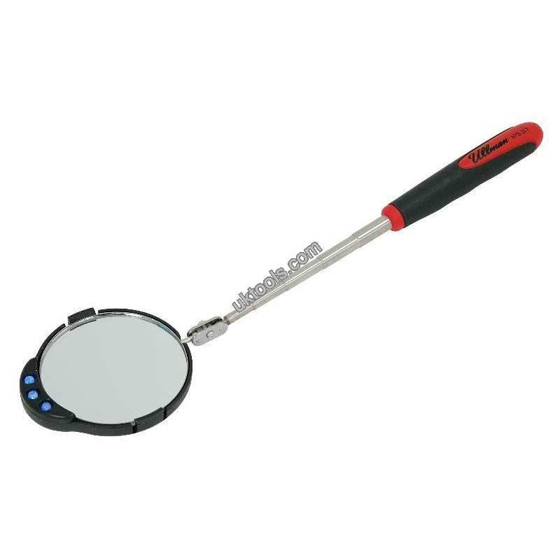 Mirror 3-3/8'' Extendable With Light