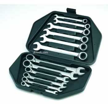 Reversible Ratchet Spanner Set 8-19mm