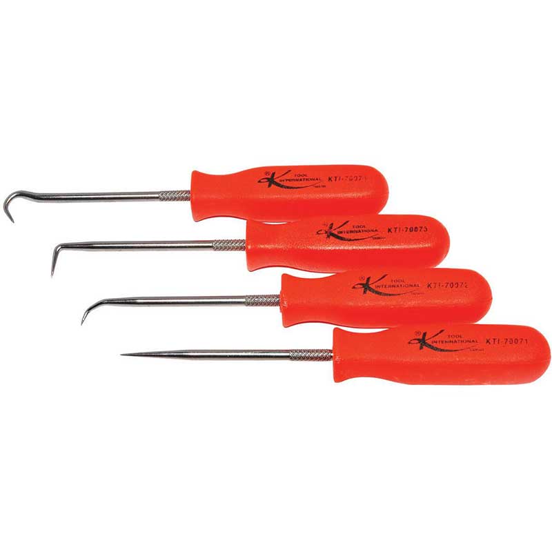 K-Tool 4pc Hook and Pick Set Orange