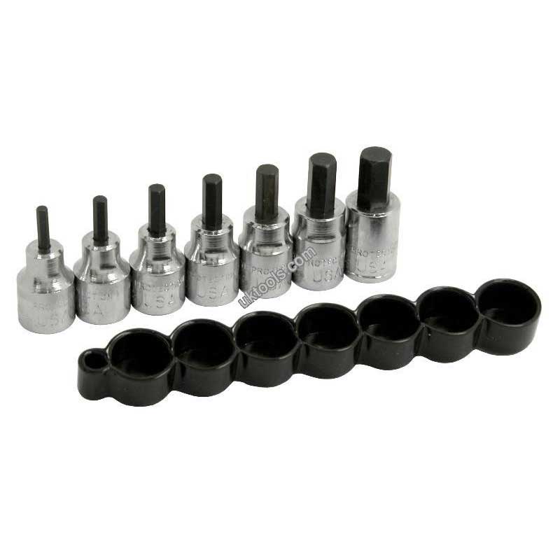 Lisle L1360 Socket 3/8 Dr Hex Set SAE