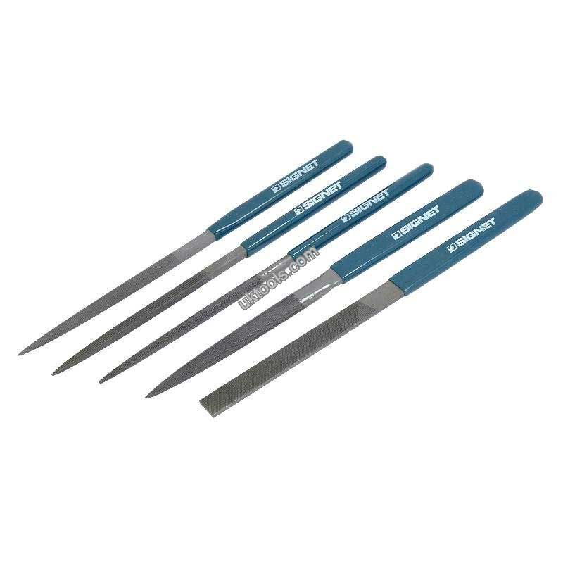 Signet-S46145 File Set 5pc High Carbon Steel