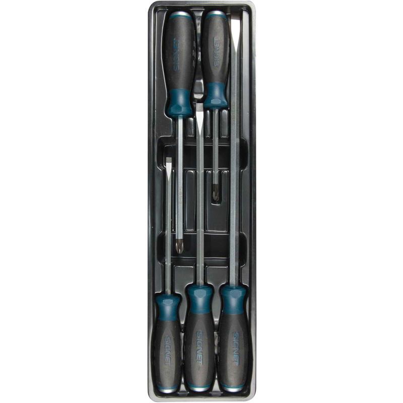 Signet 5pc Go-Through Impact Screwdriver Set