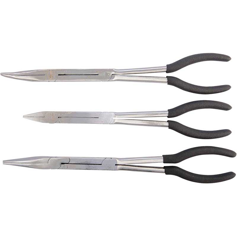 Signet 3pc Double Joint Plier Set Long Reach