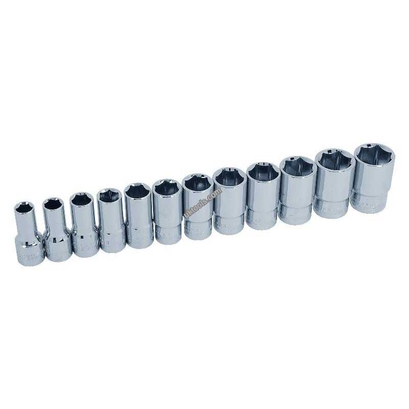 Trident T120100 Semi Deep Socket Set 8-19mm