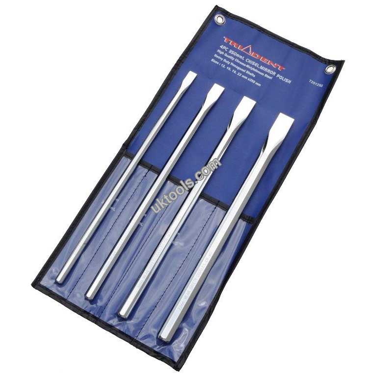 Trident T251250 Long Chisel Set 4pc