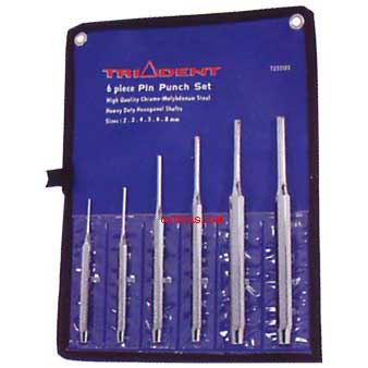 Trident T252100 Pin Punch Set 6piece