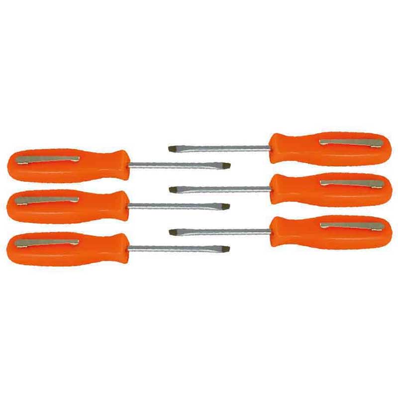 Trident Pocket Screwdriver 3mm with Clip 6pc
