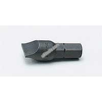 Koken 100S-80-6 6mm Slotted 5/16'' Hex Bit - 80mm long