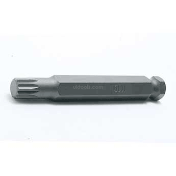 Koken 107-11-M12(L80) M12 XZN (SPLINE) BIT 80mm Long (For 11mm Holder)