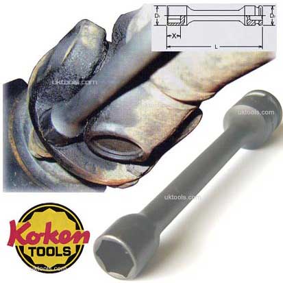 Koken 13145A150-9/16 9/16 (14mm) 3/8Dr for Landrover Propshafts