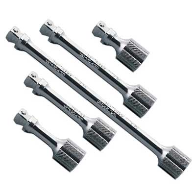 Koken 3763/5 5 Piece 3/8''Drive Wobble-Fix Extension Bar Set