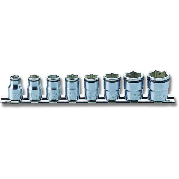 Koken RS3450M/8 3/8'' nut grip 8pc socket set (8-19mm)