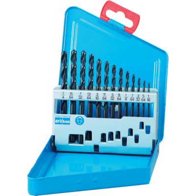 Presto 1/16'' - 1/4'' HSS Jobber Drill Set - 13 Drills