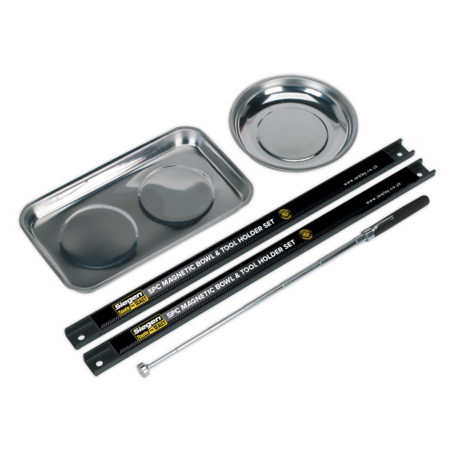 Sealey S0773 - Magnetic Bowl & Tool Holder Set 5pc