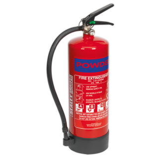 Sealey SDPE06 - 6kg Dry Powder Fire Extinguisher