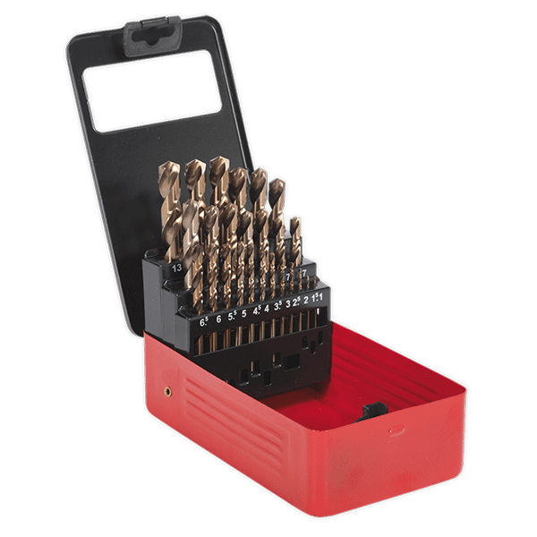 Cobalt Drill Bit Set >> Sealey Ak4702 Cobalt Drill Bit Set 25pc Metric Uktools Com Cobalt Drill Bit Set >> Sealey Ak4702 Cobalt Drill Bit Set 25pc Metric Uktools Com