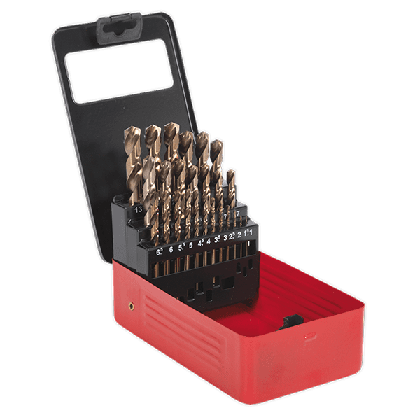 Sealey AK4702 - Cobalt Drill Bit Set 25pc Metric