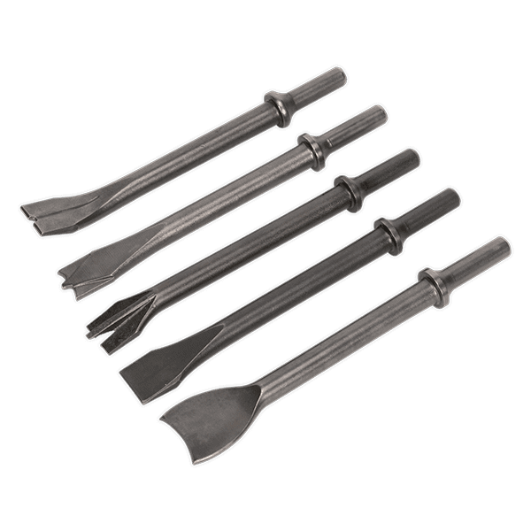 Sealey AK50 - Air Hammer Chisel Set 5pc .401 Shank