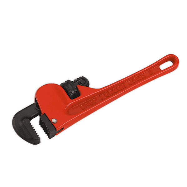 Sealey AK5101 Pipe Wrench European Pattern 200mm Cast Steel