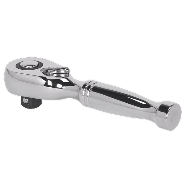 Sealey AK661S - Stubby Ratchet Wrench 3/8Sq Drive Pear Head Flip Reverse