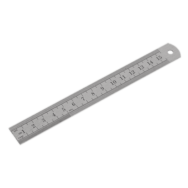 Sealey AK9640 - Steel Rule 150mm/6