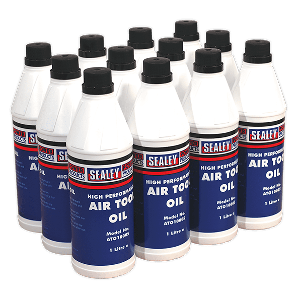 Sealey ATO/500 Air Tool Oil 500ml Pack of 12 UKtools