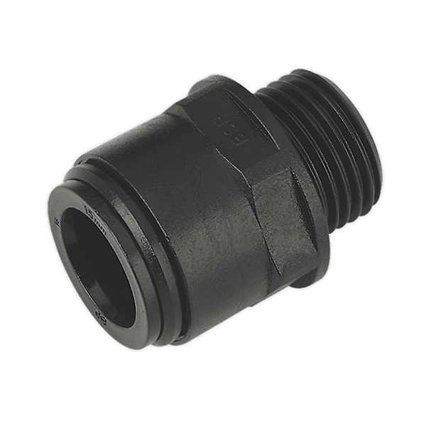 Sealey CAS15SA - 15mm Straight Adaptor 1/2BSP Pack of 2