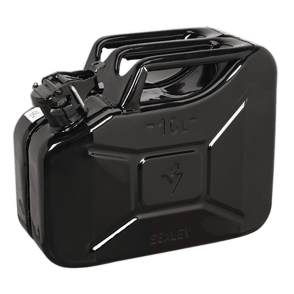 Sealey JC10B - Jerry Can 10ltr - Black