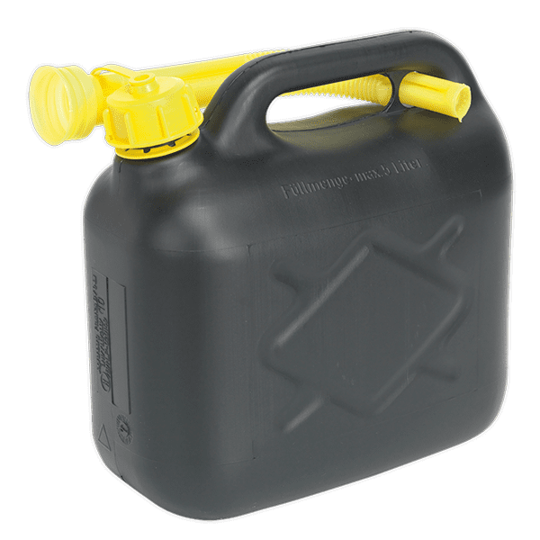 Sealey JC5B - Fuel Can 5ltr - Black