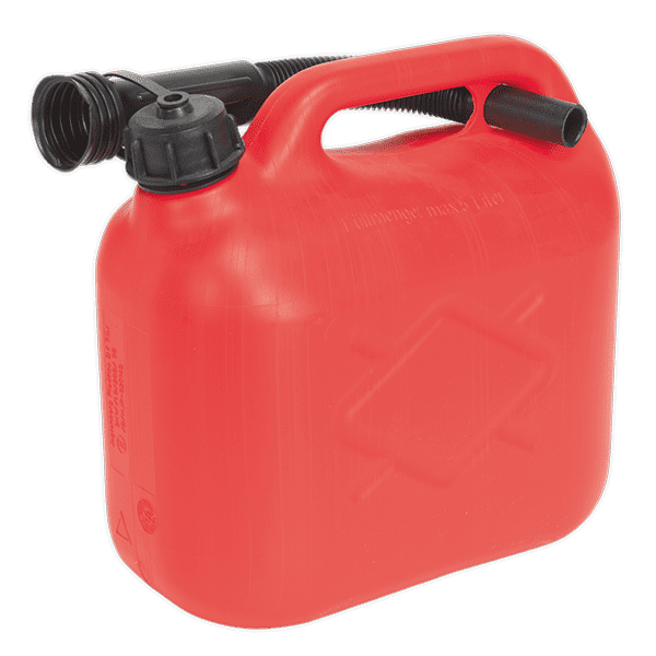 Sealey JC5R - Fuel Can 5ltr - Red