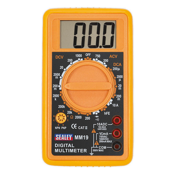 Sealey MM19 - Digital Multimeter 19 Function