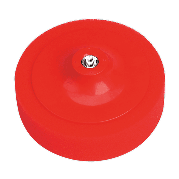 Sealey PTC/CH/M14-R - Buffing & Polishing Foam Head 150 x 50mm M14 Red/Ultra Soft