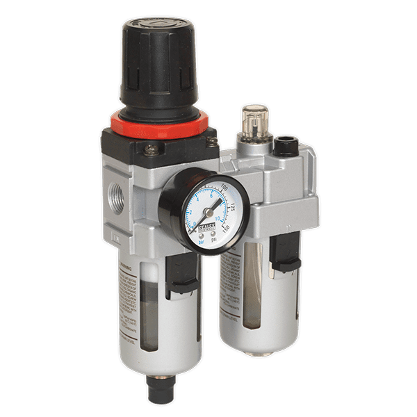 Sealey SA2001 - Air Filter/Regulator/Lubricator Heavy-Duty