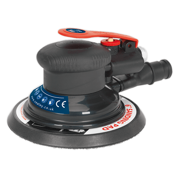 Sealey SA801 - Air Palm Orbital Sander 150mm Dust-Free