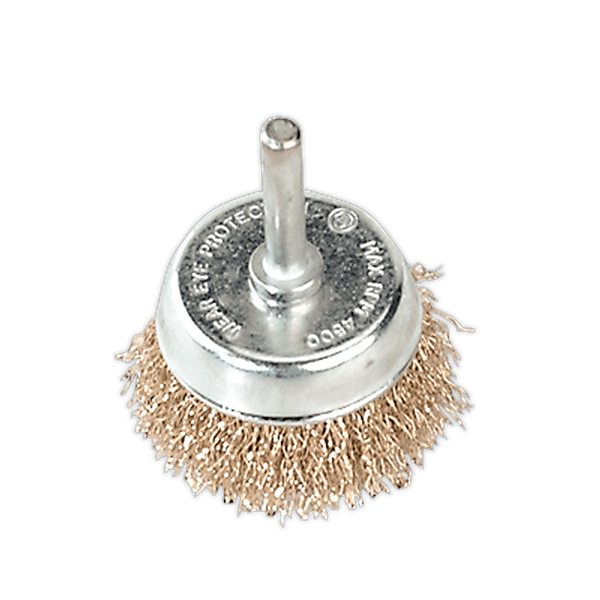 Sealey SCB50 - Wire Cup Brush 50mm with 6mm Shaft