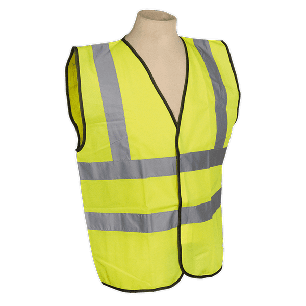 Sealey SSPHV-XL High Visibility Waistcoat BS EN 471 Extra Large