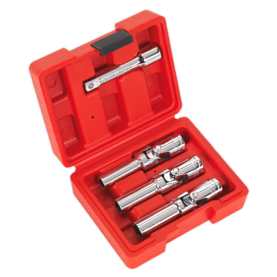 Sealey SX0402 - Diesel Glow Plug Socket Set 4pc 3/8Sq Drive