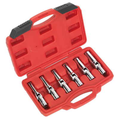 Sealey SX0403 - Glow/Spark Plug Socket Set 6pc 3/8Sq Drive