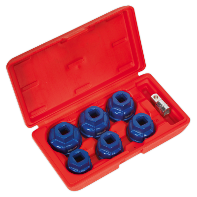 Sealey VS7008 Oil Filter Cap Wrench Set 7pc
